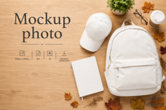 Back To School Mockup kids backpack Mockup autumn Product Image 1