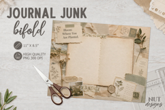 Journal Junk Bifold motivational quotes botanical ephemera Product Image 1