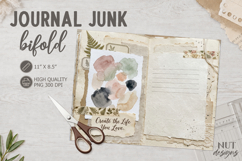 Cottagecore Floral Collage Junk Journal motivational quotes Product Image 1