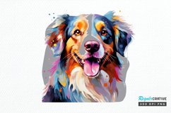 Dog Painting Sublimation PNG Clipart Product Image 1