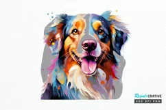 Dog Painting Sublimation PNG Clipart Product Image 1