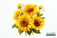 3D Sunflower Sublimation PNG Clipart Product Image 1