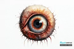 Big Watercolor Halloween PNG Clipart Product Image 1