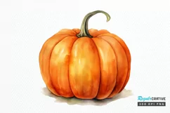 Big Watercolor Halloween PNG Clipart Product Image 1
