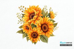 3D Sunflower Sublimation PNG Clipart Product Image 1
