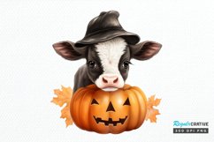 Cute Baby Cow For Halloween PNG Clipart Product Image 1