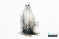 Big Watercolor Halloween PNG Clipart Product Image 1