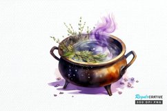 Big Watercolor Halloween PNG Clipart Product Image 1