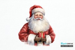 Watercolor Santa Claus PNG Clipart Product Image 1