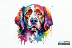 Dog Painting Sublimation PNG Clipart Product Image 1