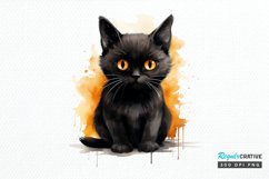 Big Watercolor Halloween PNG Clipart Product Image 1