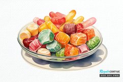 Big Watercolor Halloween PNG Clipart Product Image 1