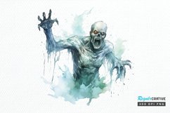 Big Watercolor Halloween PNG Clipart Product Image 1
