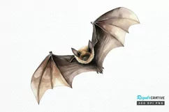 Big Watercolor Halloween PNG Clipart Product Image 1