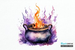 Big Watercolor Halloween PNG Clipart Product Image 1