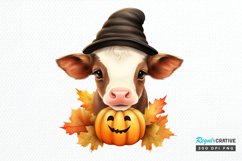 Cute Baby Cow For Halloween PNG Clipart Product Image 1