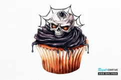 Big Watercolor Halloween PNG Clipart Product Image 1