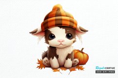 Cute Baby Cow For Halloween PNG Clipart Product Image 1