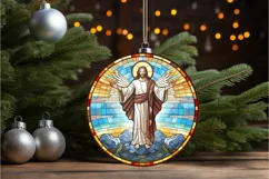 Stained Glass Christian Sublimation PNG Clipart Product Image 2
