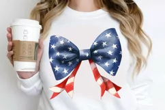 Bow 4th Of July Sublimation PNG Clipart Product Image 2