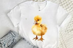Cute Baby Duck Watercolor PNG Clipart Product Image 2
