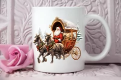 Watercolor Santa Claus PNG Clipart Product Image 2