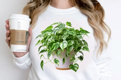 Houseplants In Pot Sublimation PNG Clipart Product Image 2