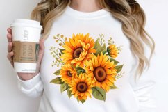 3D Sunflower Sublimation PNG Clipart Product Image 2