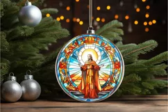 Stained Glass Christian Sublimation PNG Clipart Product Image 2