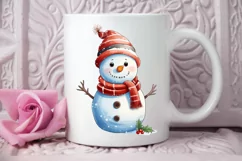 Winter Christmas Snowman PNG Clipart Product Image 2