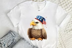 Cute Baby Bald Eagle 4th of July PNG Clipart Product Image 2