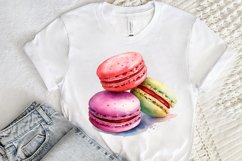 Colorful Macaroons Watercolor PNG Clipart Product Image 2