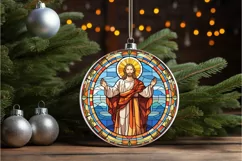 Stained Glass Christian Sublimation PNG Clipart Product Image 2