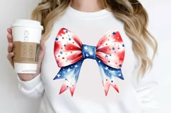 Bow 4th Of July Sublimation PNG Clipart Product Image 2