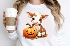 Cute Baby Cow For Halloween PNG Clipart Product Image 2