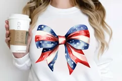 Bow 4th Of July Sublimation PNG Clipart Product Image 2