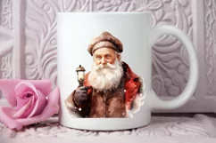 Watercolor Santa Claus PNG Clipart Product Image 2
