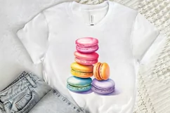 Colorful Macaroons Watercolor PNG Clipart Product Image 2
