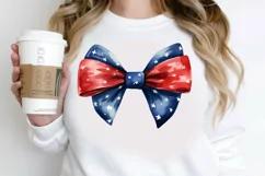 Bow 4th Of July Sublimation PNG Clipart Product Image 2