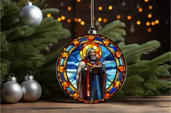Stained Glass Christian Sublimation PNG Clipart Product Image 2