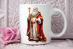 Watercolor Santa Claus PNG Clipart Product Image 2