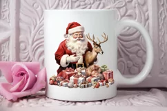 Watercolor Santa Claus PNG Clipart Product Image 2