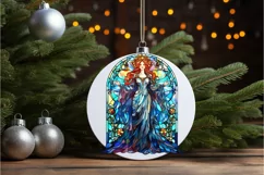 Stained Glass Fantasy Goddess PNG Clipart Product Image 2