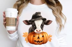 Cute Baby Cow For Halloween PNG Clipart Product Image 2
