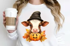 Cute Baby Cow For Halloween PNG Clipart Product Image 2