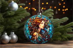 Stained Glass Fantasy Goddess PNG Clipart Product Image 2