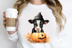 Cute Baby Cow For Halloween PNG Clipart Product Image 2