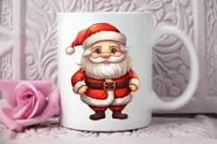 Watercolor Santa Claus PNG Clipart Product Image 2