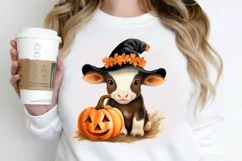 Cute Baby Cow For Halloween PNG Clipart Product Image 2