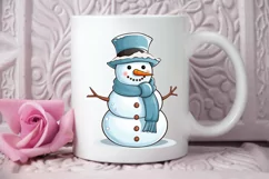 Winter Christmas Snowman PNG Clipart Product Image 2